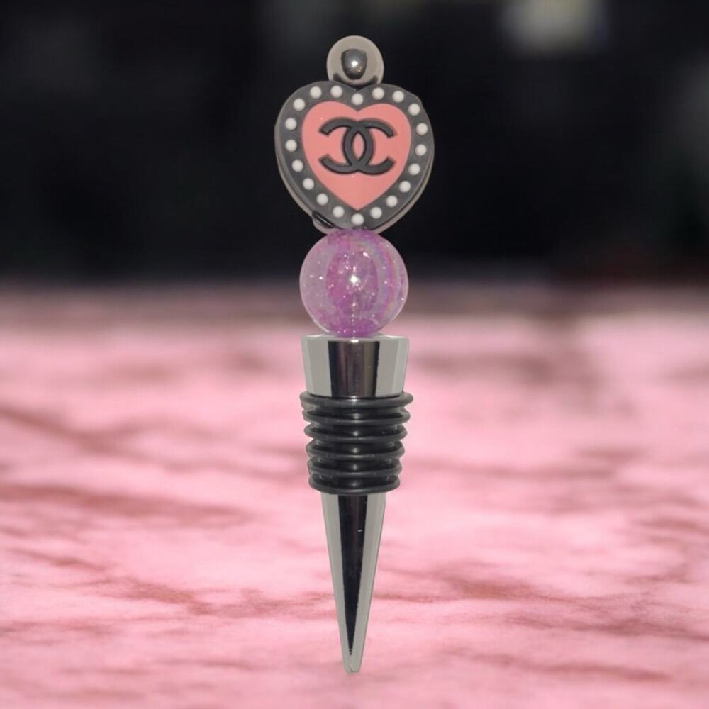 Designer Beaded Wine Bottle Stopper